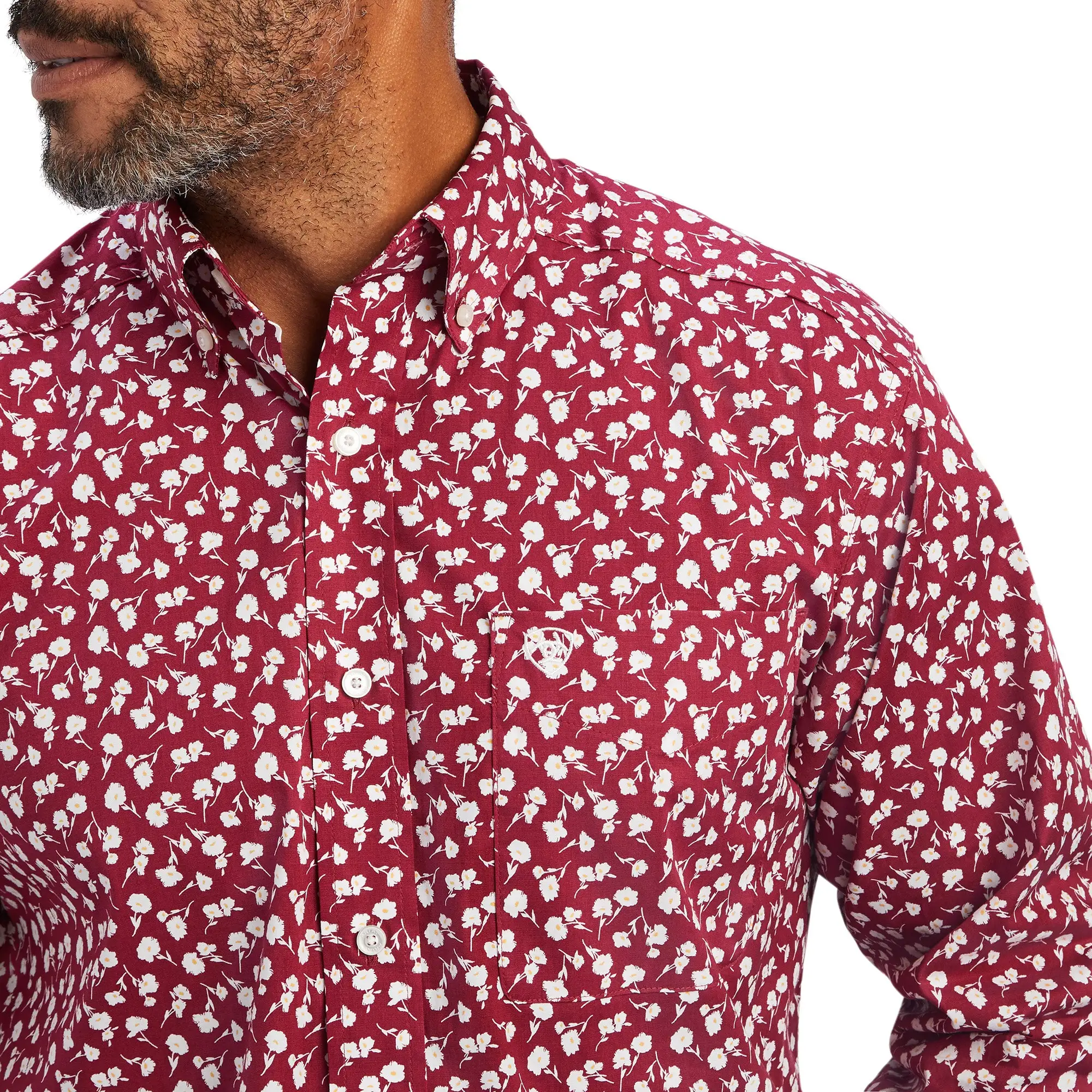 Men's Ariat Nino Stretch Classic Fit Button Down Shirt #10041559 4 Men's Ariat Nino Stretch Classic Fit Button Down Shirt #10041559 - Image 2