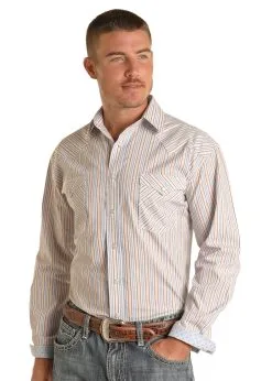Men’s Rough Stock Snap Front Shirt #RSMSOSR19T