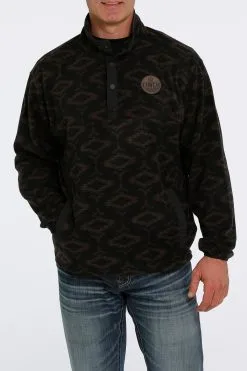 Men's Cinch Aztec Printed Polar Fleece Pullover #MWK1514015 -Men's Plaid Shirt Sales db2b577d8c4b6c2c754ed0d5282f5229