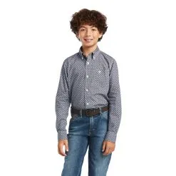 Children's Ariat Bo Classic Fit Button Down Shirt #10040732