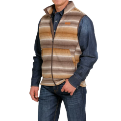 Men's Cinch Fleece Vest #MWV1585001BRN -Men's Plaid Shirt Sales e0252b05f11b7792dde24f381d25d6aa