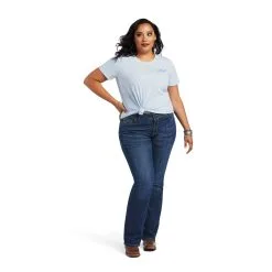 Women's Ariat REAL Flag Waver T-Shirt #10040578X