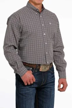 Men's Cinch Brown Button Down Shirt #MTW1105481 -Men's Plaid Shirt Sales e48d0ef783e5d6ea6fed17d30343aa9a