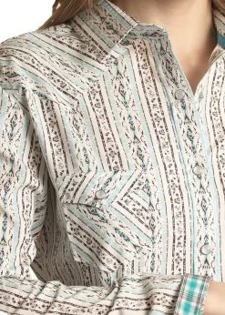 Rock & Roll Cowgirl Women's Rough Stock Snap Front Shirt #RSWSOSRZDP -Men's Plaid Shirt Sales e4ff860f1c391577d23a56af2ebeac5e