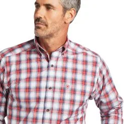 Men's Ariat Pro Series Findley Fitted Button Down Shirt #10040570 -Men's Plaid Shirt Sales e525fc1a48a795355272a4acbe2dd693
