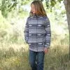 Girl's Cinch Aztec Hooded Coat #CWJ8680001GRY -Men's Plaid Shirt Sales e544fe4cc7cc4e0f86f18e592b3522b9