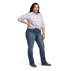 Women's Ariat REAL Billie Jean Button Down Shirt #10039862X (Plus Size)