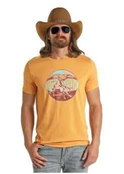 Men's Rock & Roll Cowboy Dale Brisby T-Shirt #P9-3366