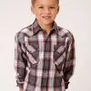 Roper Apparel Boy's Roper Snap Front Shirt #03-030-0062-4031 -Men's Plaid Shirt Sales e67cd2e28eb70e9f7482a56bf595012e