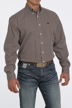 Men's Cinch Cream Button Down Shirt #MTW1105454 -Men's Plaid Shirt Sales e687ed1cfe96be8dd5c5a04e8d4cd040
