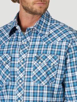 Men's Wrangler Retro Snap Front Shirt #112318744 -Men's Plaid Shirt Sales e6e6a055b008311a718264c70e434d7a