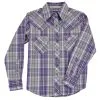 COWBOY HARDWARE Girl's Cowgirl Hardware Snap Front Shirt #425527-190-K -Men's Plaid Shirt Sales e6fa50f70c5333022b0bc16af26d3a94