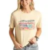 Rock & Roll Denim Women's Rock & Roll Cowgirl T-Shirt #RRWT21RZN4 -Men's Plaid Shirt Sales e76a9821c0caf56ebe678468cc6b1b11