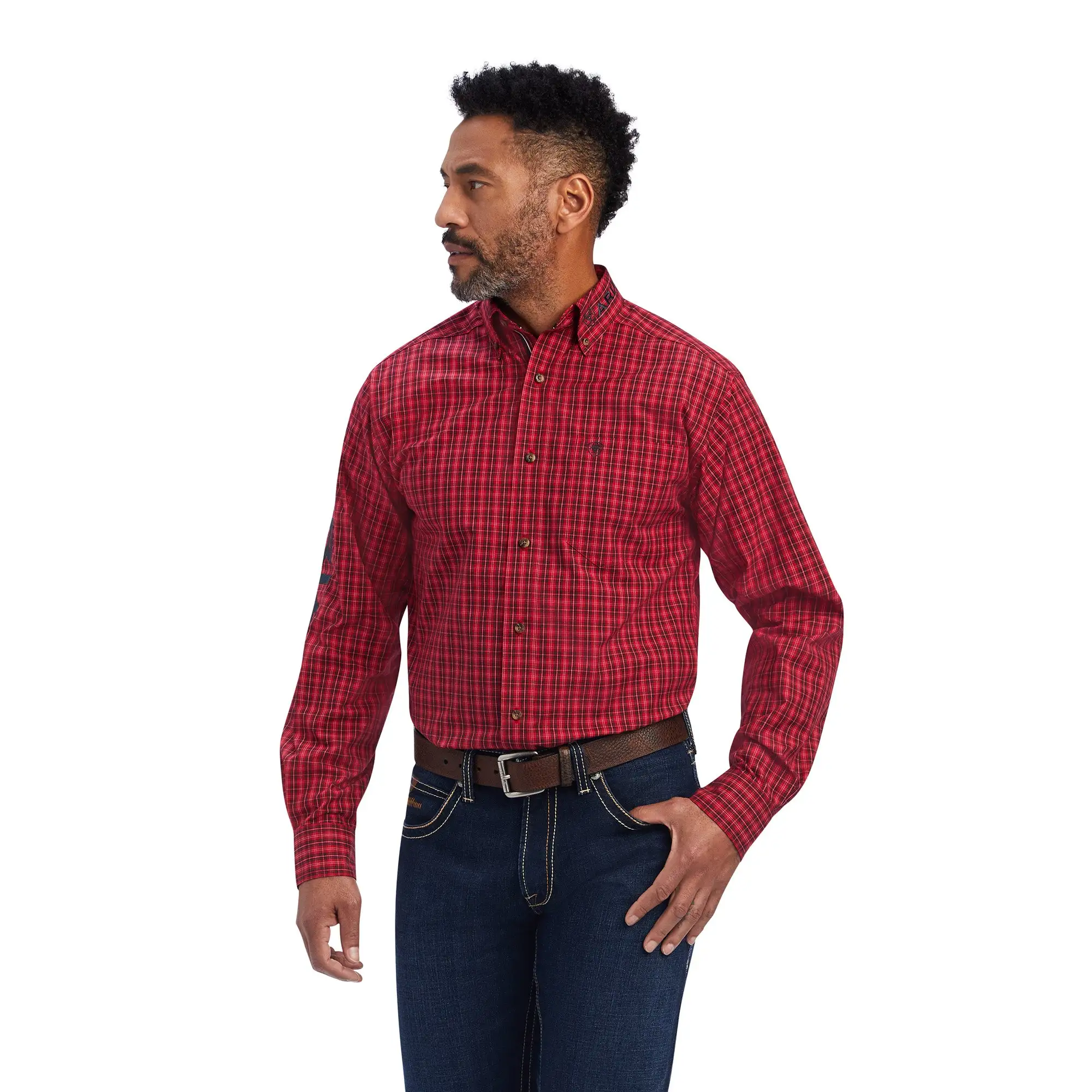 Men's Ariat Team Mariano Fitted Shirt #10041793 3 Men's Ariat Team Mariano Fitted Shirt #10041793
