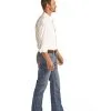 PANHANDLE Men's Rock & Roll Cowboy Double Barrel Bootcut Jean #RRMD0DRZSO