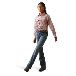 Girl's Ariat Paisley Snap Front Shirt #10043816 -Men's Plaid Shirt Sales e9c8224fa44e0aa58afbecaa5df74858