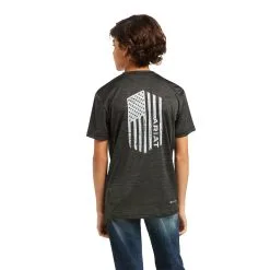 Boy's Ariat Charger Vertical Flag T-Shirt #10039584 -Men's Plaid Shirt Sales e9f6b7115b7e611938d2b713f109f5be