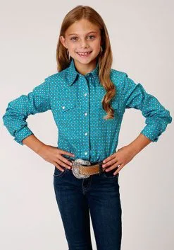Roper Apparel Girl's Roper Snap Front Shirt #03-080-0225-4009