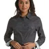 PANHANDLE Women's Rough Stock Snap Front Shirt #RSWSOSRYT9
