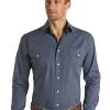 Men’s Rough Stock Snap Front Shirt #RSMSOSX19F -Men's Plaid Shirt Sales eb456f981c96bc48b87bf1065e55e33b