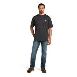 Men's Ariat Charger Vertical Flag T-Shirt #10040632 -Men's Plaid Shirt Sales eb49a3c2a2b7bf953630e60168698e49