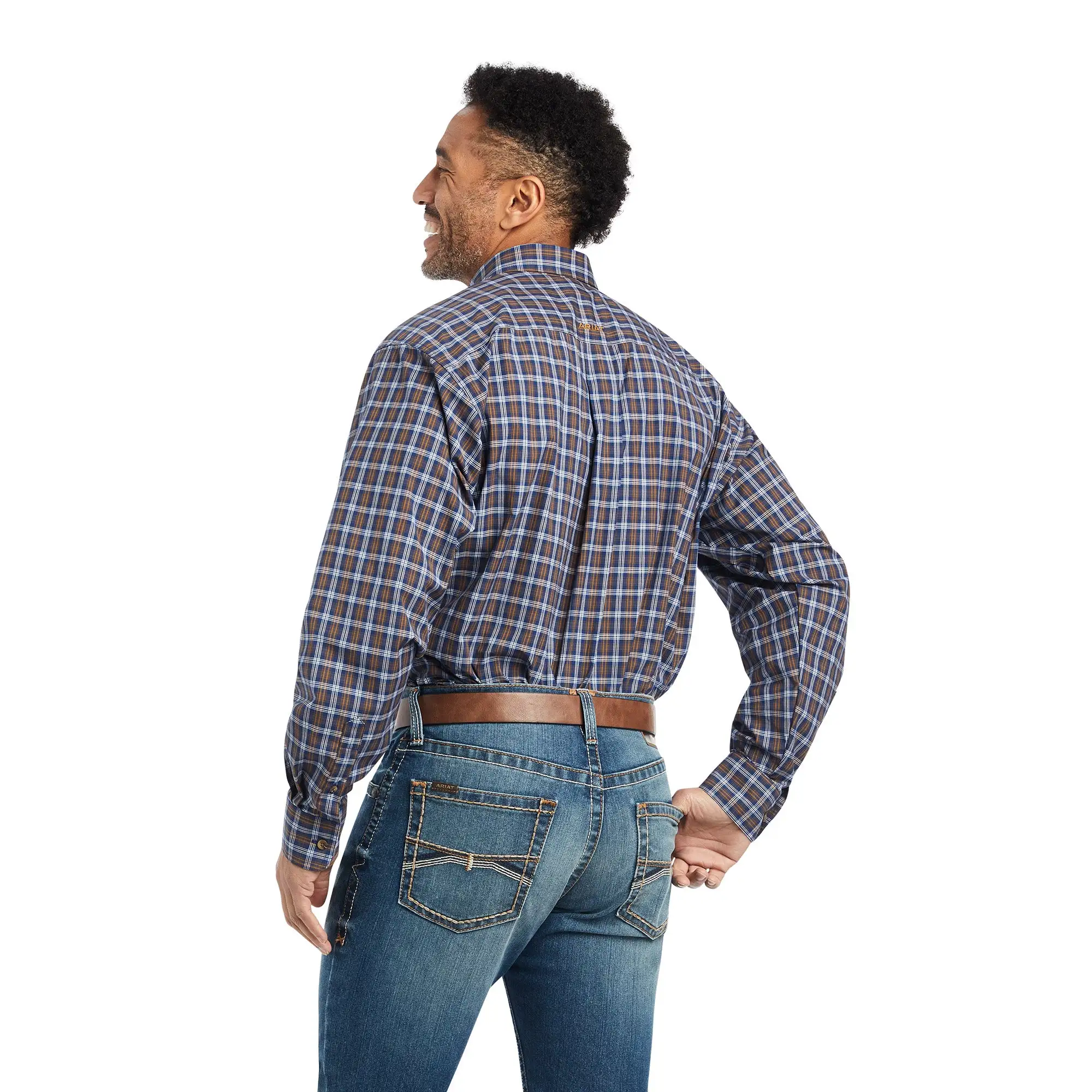 Men's Ariat Pro Series Giacomo Stretch Classic Fit Button Down Shirt #10042376 4 Men's Ariat Pro Series Giacomo Stretch Classic Fit Button Down Shirt #10042376 - Image 2