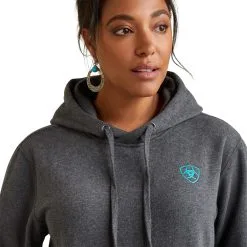 Women's Ariat Logo Hoodie #10040811 -Men's Plaid Shirt Sales f71be2bbb1092dc3766ac982abe6c542