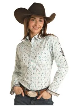 PANHANDLE Women's Rough Stock Snap Front Shirt #RSWSOSR0EB