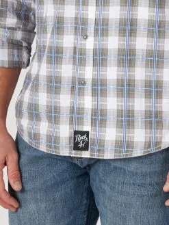 Men's Wrangler Rock 47 Snap Front Shirt #112318668 -Men's Plaid Shirt Sales fabb453ebc70746b664a8ff78570fae7