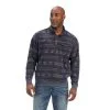 Men's Ariat Printed Overdyed Washed Sweater #10041691 -Men's Plaid Shirt Sales fcc47868a541f7ef6a686f74f77610f3