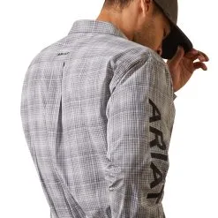 Men's Ariat Pro Series Team Houston Classic Fit Button Down Shirt #10043873 -Men's Plaid Shirt Sales fd144464410450452ff9952e759e2652