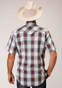 Roper Apparel Men's Roper Snap Front Shirt #03-002-0062-4030BR-C -Men's Plaid Shirt Sales fe3ccfac6846d2c34cb96206bfefe64e