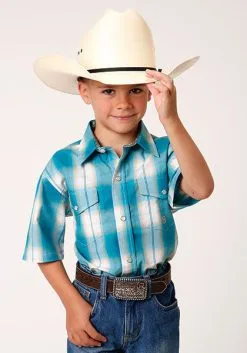 Roper Apparel Boy's Roper Snap Front Shirt #03-031-0278-4046