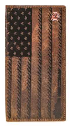Men's Hooey Liberty Roper Rodeo Wallet #HW003-BRBK