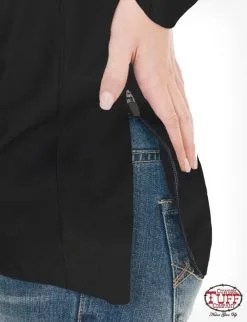 ONLINE SPECIAL Women's Cowgirl Tuff Pullover Jacket #H00603-BLK -Men's Plaid Shirt Sales h00603 3