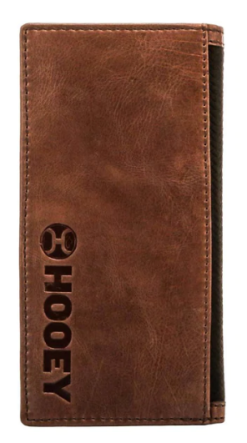 Men's Hooey Classic Roughout Rodeo Wallet #HW002-BR -Men's Plaid Shirt Sales hw002 br2