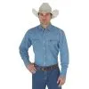 Men's Wrangler Authentic Cowboy Cut Snap Front Work Shirt #70127SW -Men's Plaid Shirt Sales ww re 70127SW hr 1