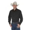 Men's Wrangler Sport Western Snap Shirt #75214BK -Men's Plaid Shirt Sales ww re 75214BK hr 1