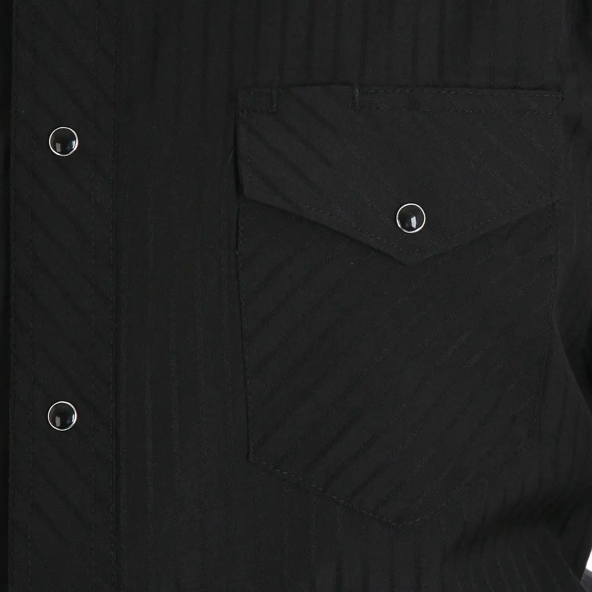 Men's Wrangler Sport Western Snap Shirt #75214BK 4 Men's Wrangler Sport Western Snap Shirt #75214BK - Image 2